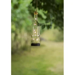 Solcellsdekoration Bottle Transparent 31cm