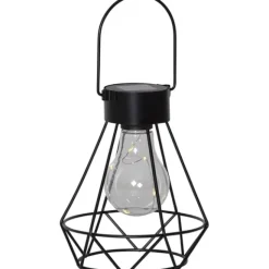 Solcellsdekoration Eddy Svart 15,5cm