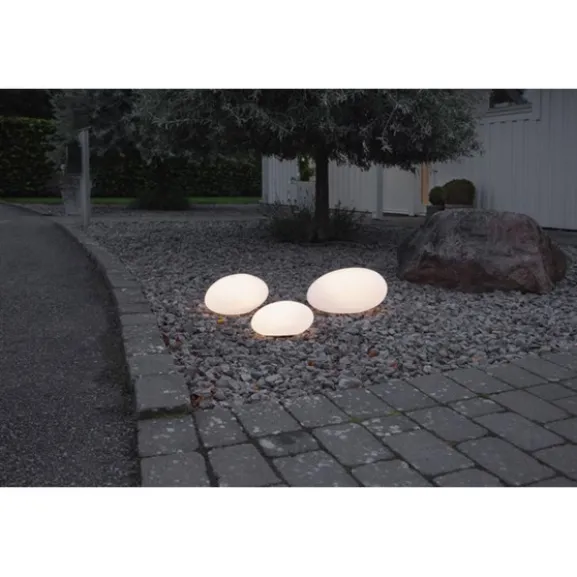 Solcellsdekoration Globy, Vit 21cm
