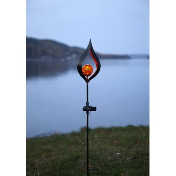 Solcellsdekoration Melilla Svart 70cm