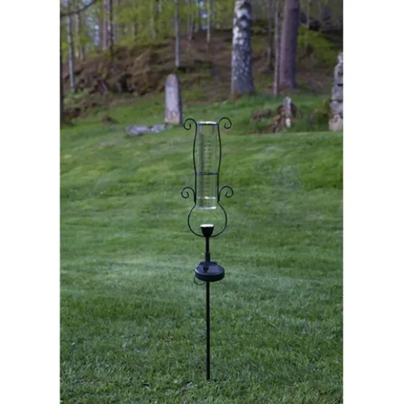 Solcellsdekoration Pluvio Svart 65cm