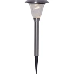 Solcellspollare Barcelona Silver 41cm