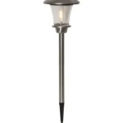 Solcellspollare Francis Silver 45cm