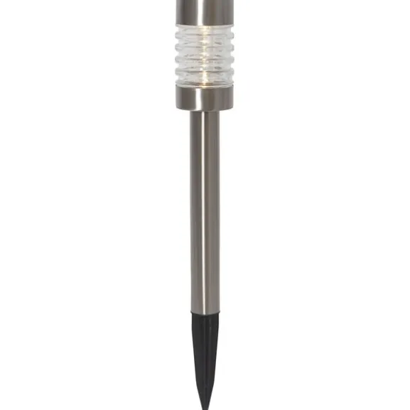 Solcellspollare Terni Silver 42cm