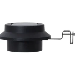 Solcellsvägglykta Fency Svart 6cm