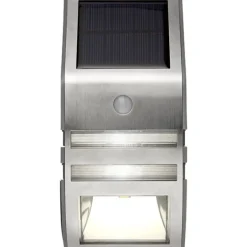 Solcellsvägglykta Wally Silver 17cm