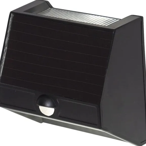 Solcellsvägglykta Wally Svart 11cm