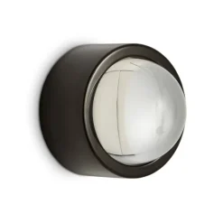 Spot Surface Round vägglampa, svart