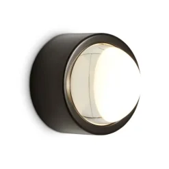 Spot Surface Round vägglampa, svart