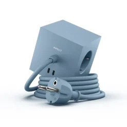 Square 1 USB-C/magnet grenuttag, Shark Blue 1,8m