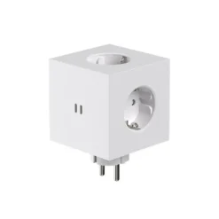 Square 2 USB/grenuttag, Opal White Martinelli Luce edition