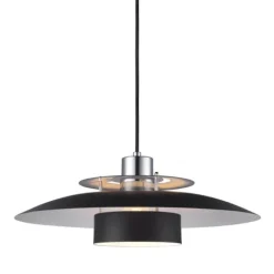 SØRUP Taklampa Ø40 Svart/Krom
