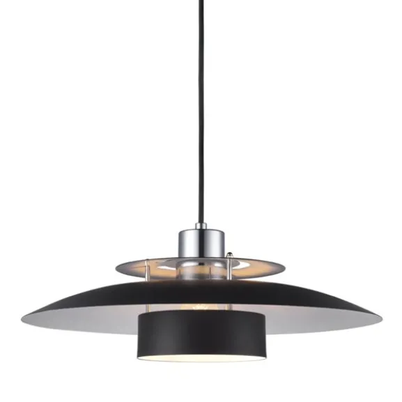 SØRUP Taklampa Ø40 Svart/Krom