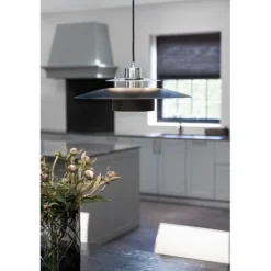 SØRUP Taklampa Ø40 Svart/Krom