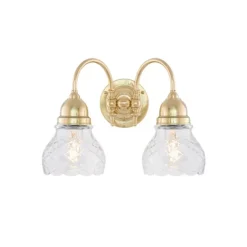 Stackelberg Vägglampa IP21, mässing