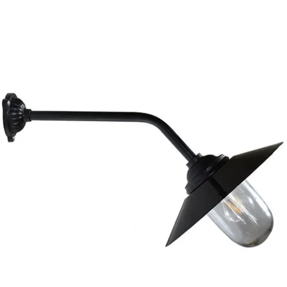 Stallykta gjutjärn 45°/53cm, svart