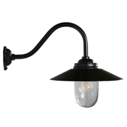 Stallykta gjutjärn 90°/49cm, svart