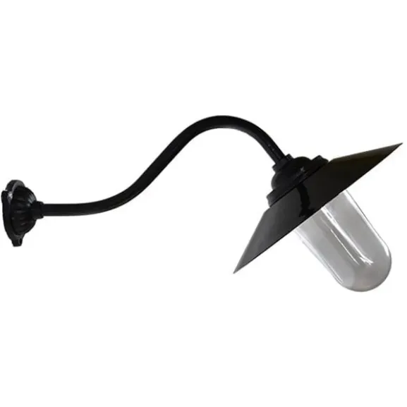 Stallykta gjutjärn 45°/56cm, svart