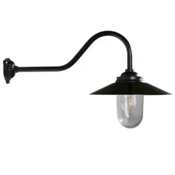 Stallykta gjutjärn 90°/62cm, svart