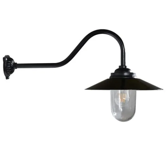 Stallykta gjutjärn 90°/62cm, svart