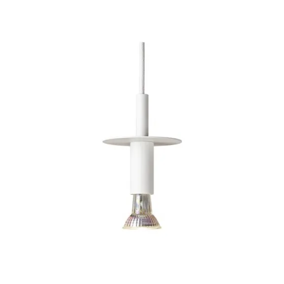 Star 1 pendel, vit 13cm
