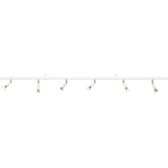 Star 6 spotlight skena, vitstruktur 200cm