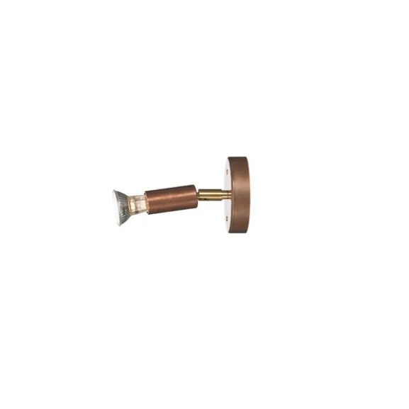 Star 1 tak/vägg, råkoppar 10,5cm (med kopplingshus)