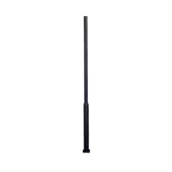 Stolpe 60Ø FAST 2,4m svart