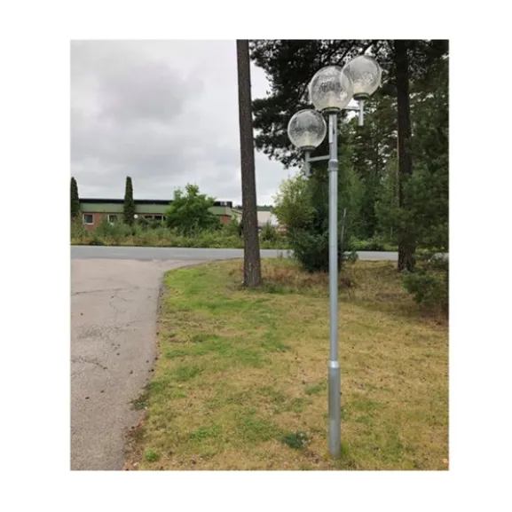 Stolpe 60Ø FAST 2,4m svart