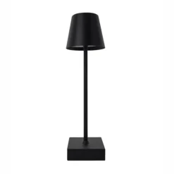 Stolpe m. batteri Bord svart