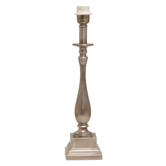 Strada Lampfot Låg Antik Silver 11,5cm