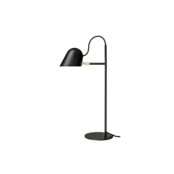 Streck bordslampa, svart/mässing