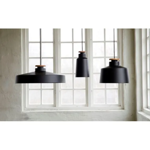 Street pendel S Svart E27