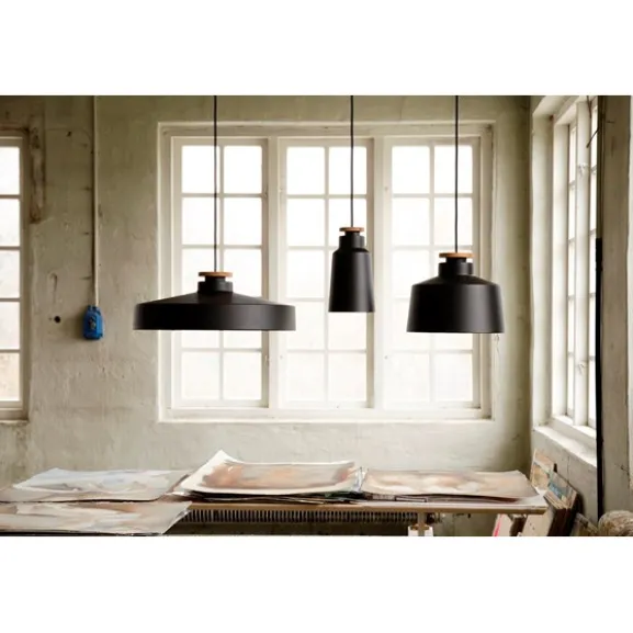 Street pendel S Svart E27