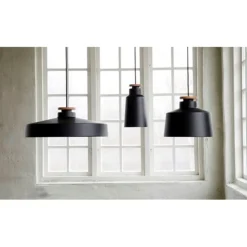 Street pendel S Svart E27