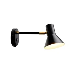 Style vägglampa Svart/Antik