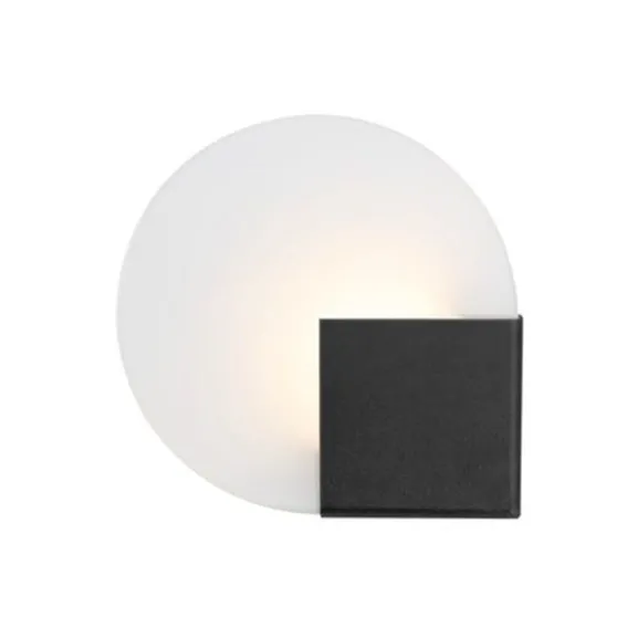 Sun Vägglampa Svart strukturlack