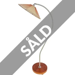 Svanhals golvlampa, rosa