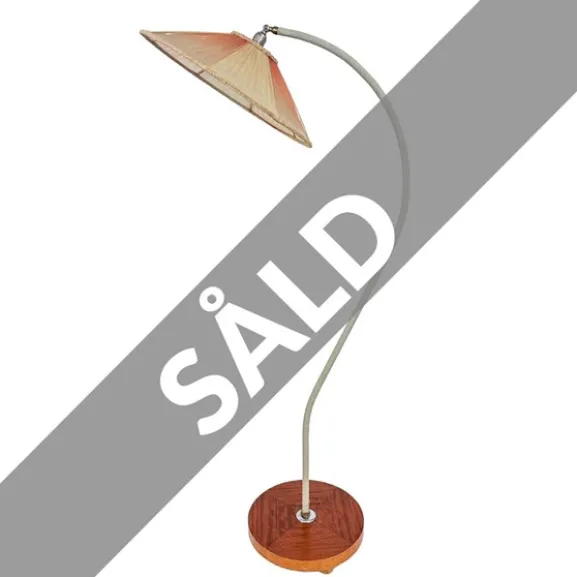 Svanhals golvlampa, rosa