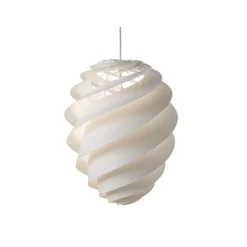 Swirl 2 small pendel, vit 18cm
