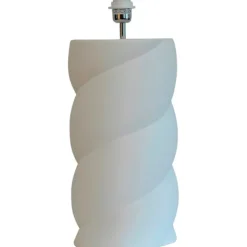 Swirl Lampfot Matt vit 23cm