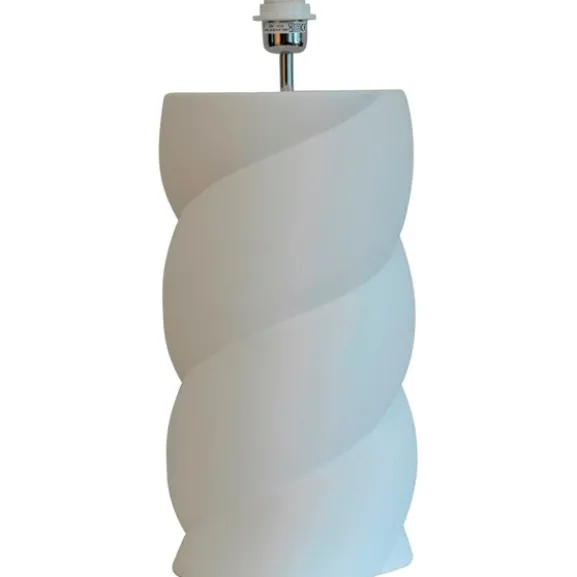 Swirl Lampfot Matt vit 23cm