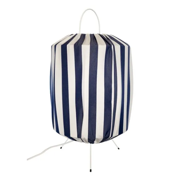 Taklampa Capri H70 s/v E27 2,5m IP44 blå/vit