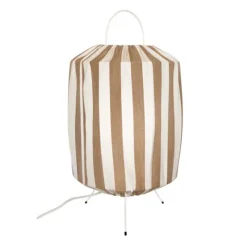 Taklampa Capri H70 s/v E27 2,5m IP44 taupe/vit