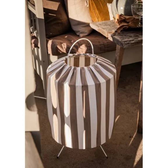 Taklampa Capri H70 s/v E27 2,5m IP44 taupe/vit