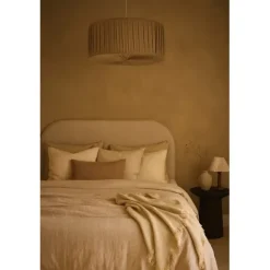 Taklampa Gustav, Beige 80 cm