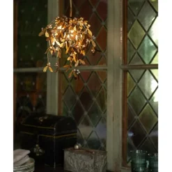 Taklampa Mistel H25 antikguld