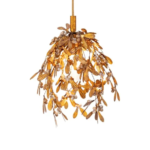 Taklampa Mistel H25 antikguld