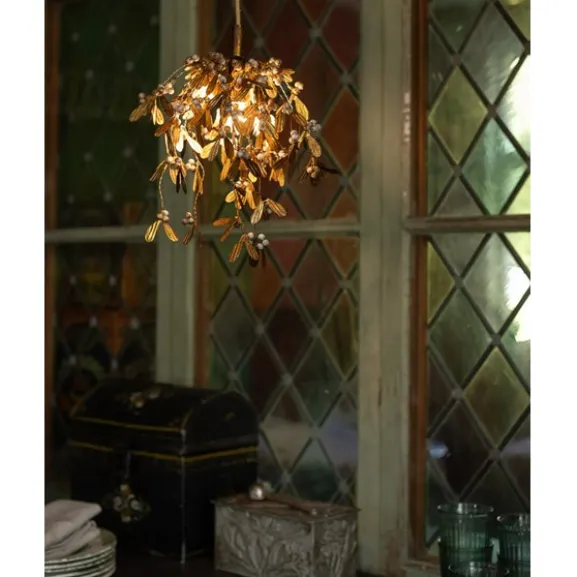 Taklampa Mistel H25 antikguld