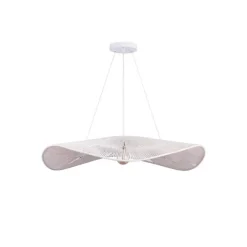 Taklampa Monstera D115 bomull cream